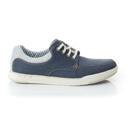 Picture of Clarks STEP ISLE LACE NAVY CANVAS 26132764