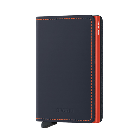 Picture of Secrid Slimwallet Matte Nightblue & Orange