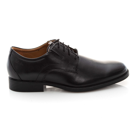Picture of Clarks Whiddon Plain 26152918 Black Leather