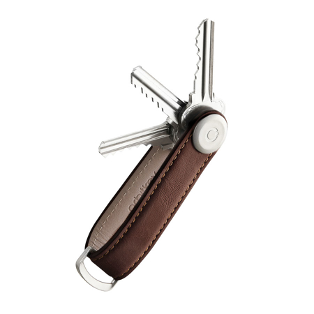 Picture of Orbitkey Key Organiser Leather Espresso / Brown