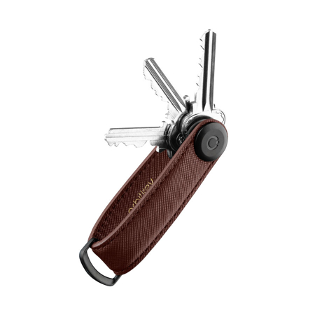 Picture of Orbitkey Key Organiser Saffiano Dark Cherry