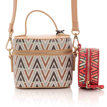 Picture of Valentino Bags VBS69911 Beige/Multi