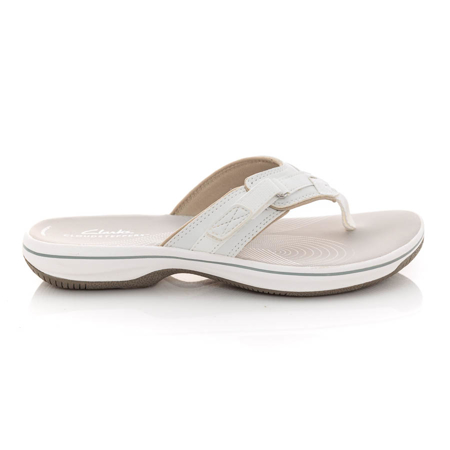 Picture of Clarks Brinkley Sea 26129301 White Synthetic