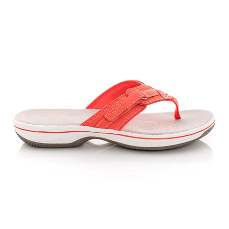Picture of Clarks Brinkley Sea 26158581 Bright Coral Synthetic