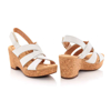 Picture of Clarks Giselle Beach 26166232 White Leather