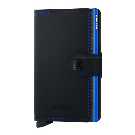 Picture of Secrid MM Miniwallet Matte Black & Blue