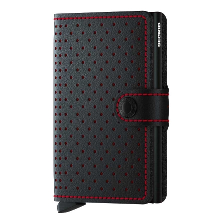 Picture of Secrid Miniwallet Perforated Black-Red