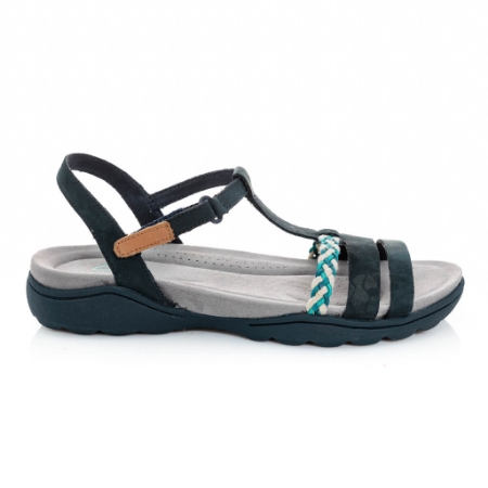 Picture of Clarks Amanda Tealite Navy Nubuck 26171128