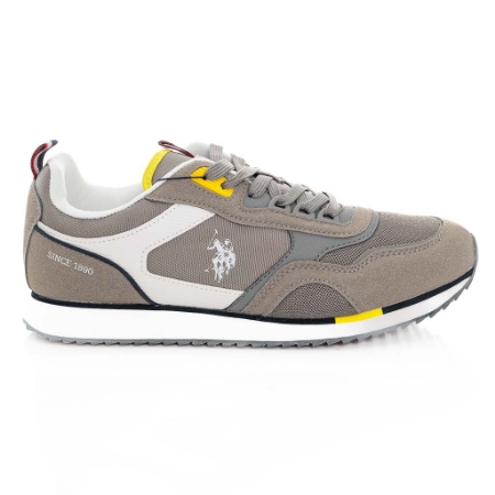 Picture of U.S Polo Assn. Ethan001 Gry-Whi02