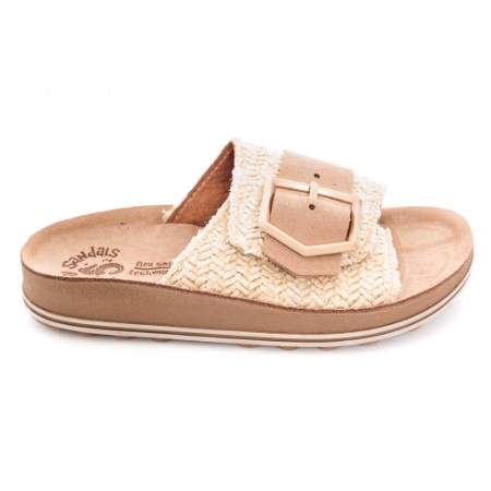 Picture of Fantasy Sandals Korina S335 Vanilla Raffia