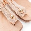 Picture of Fantasy Sandals Marlena S9005 Rosegold Lizard