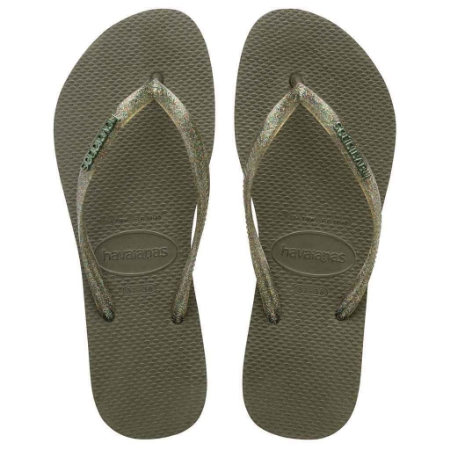 Picture of Havaianas Slim Logo Metallic 4119875_0869 Green