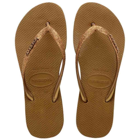 Picture of Havaianas Slim Flatform Sparkle 4147256_1856 Bronze