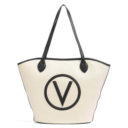 Picture of Valentino Bags VBS7QO01 Natural/Nero