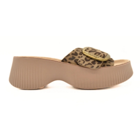 Picture of Fantasy Sandals S2105 Beatrice Moka Leopardo