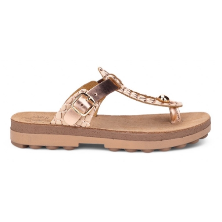 Picture of Fantasy Sandals S9004 Mirabella Rosegold Croco